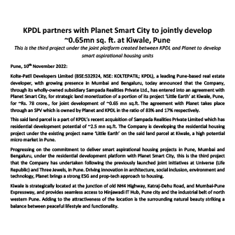 Press Release - Kiwale 10 Nov 22 - Life Republic